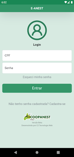 Android application E-ANEST screenshort