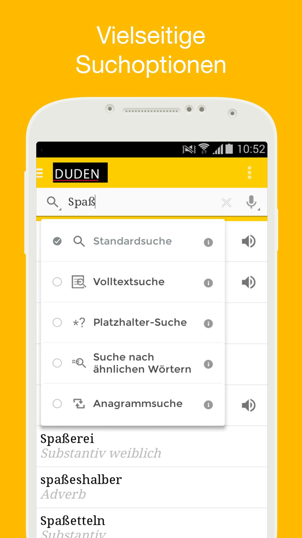Android application Duden German Dictionaries screenshort