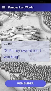 Famous Last Words of RPG
