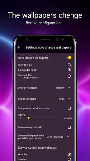 Screenshot of Neon Wallpapers 4K