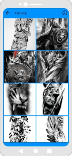 Android application Tattoo Girl Wallpapers screenshort