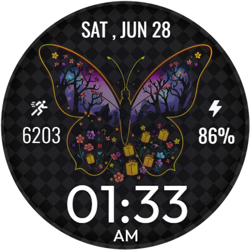 Magic Butterfly WatchFace Download on Windows