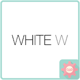 ColorfulTalk - White W 카카오톡 테마 icon