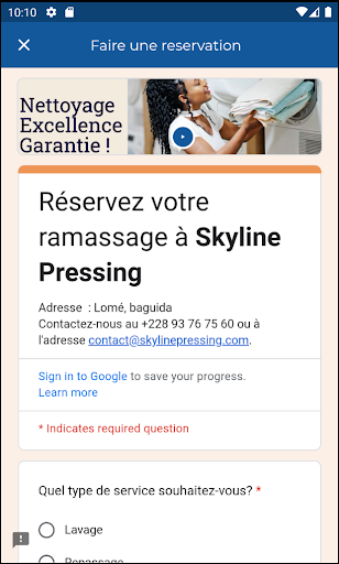 Skyline Pressing Screen 2