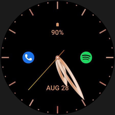 Rose Gold Prime Watch Face