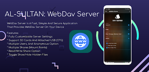 Android application WebDav Server screenshort