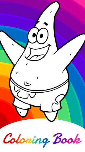 Sponge Patrick Coloring Book
