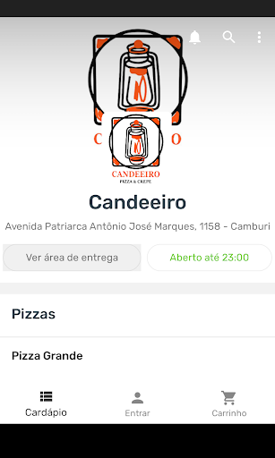 Android application Candeeiro screenshort