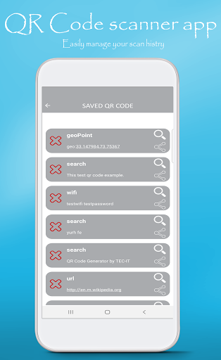 Wifi QR code scanner app