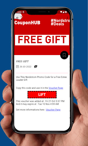 Coupons for Nordstrom Screen 2