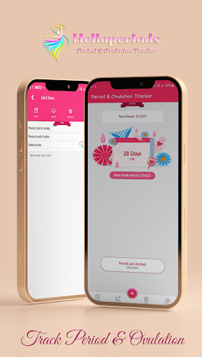 Helloperiods : Period Tracker Screen 2