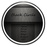 BLACK CIRCLE FREE APEX/GO/ADW icon