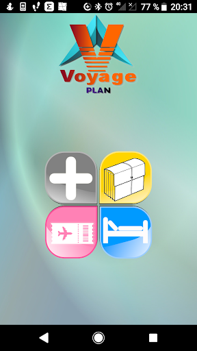 Android application VoyagePlan screenshort