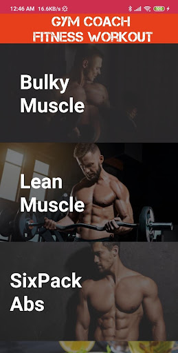 Android application Gym Coach | Fitness Workout screenshort