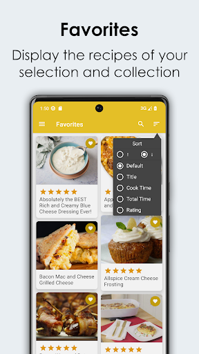 Cheese Recipes Cookbook Screen 2