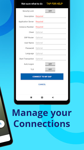 Liquid UI Client for SAP Screen 2