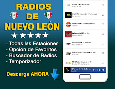 Captura de Pantalla 1 Radio Monterrey Mexico android