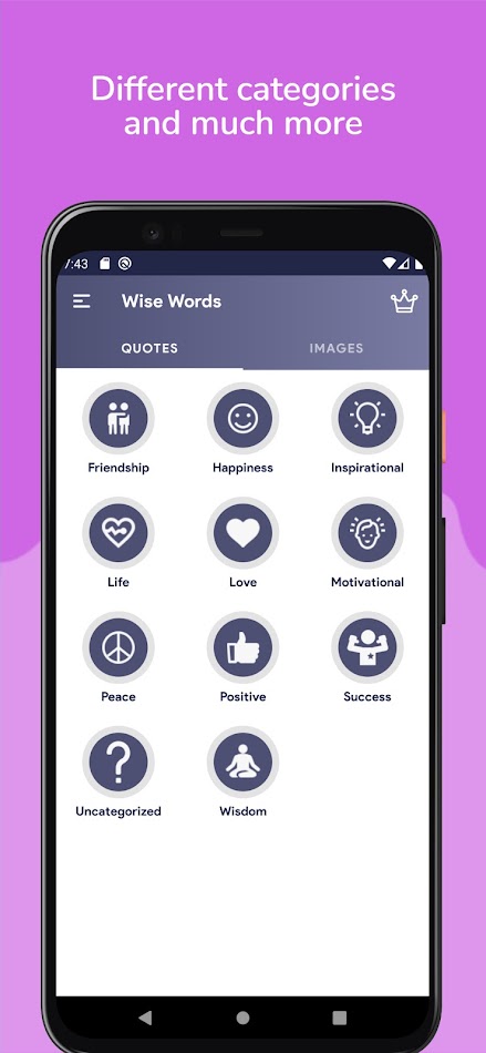 #2. Wise Words - Quotes & Proverbs (Android) Ved: Sera