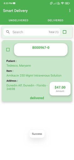 Smart Delivery Screen 3