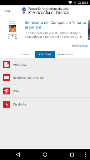 Android application iMise screenshort