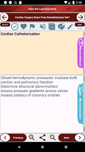 Cardiac Surgery Exam Prep Screen 3