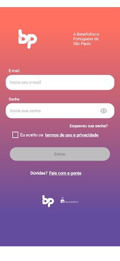 Android application BP: jornada saúde screenshort
