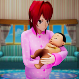 Pregnant Anime Mother Life Sim icon
