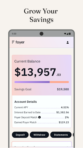 Foyer Home Savings Screen 3