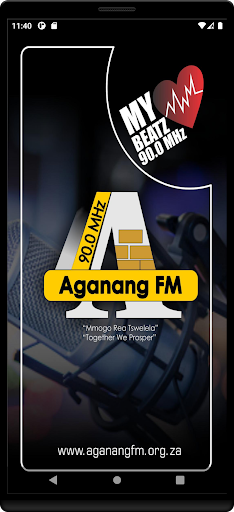 Android application Aganang FM screenshort