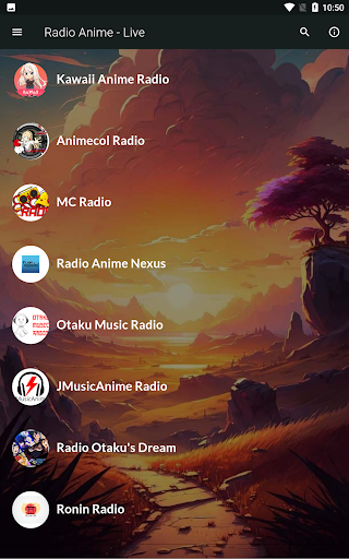 Android application Radio Anime - Live Music screenshort