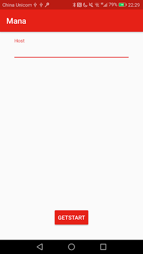 Android application Mana screenshort