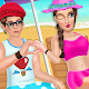 College girl date makeover - Beach dress up party
