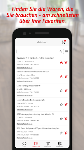 meinHolz Screen 3