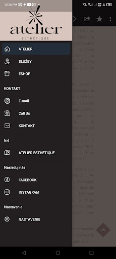 Atelier Esthétique Screen 2