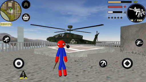 Stickman Spider Rope Hero Gangstar City 6.0 Screenshots 7