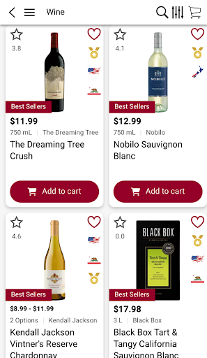 Android application Highlands WineSeller screenshort