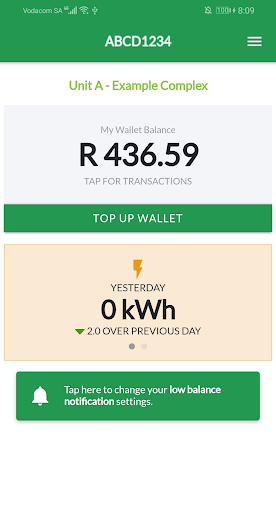 Android application STss Wallet screenshort