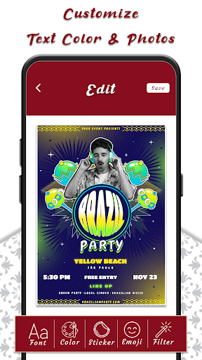 Invitation Maker, Card Maker Screen 3