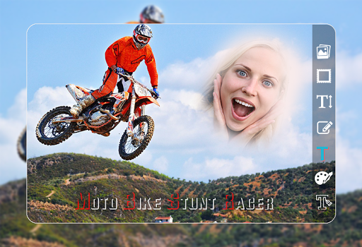 Android application Bike Photo Editor screenshort