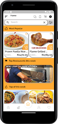 Android application Livra Food Delivery screenshort