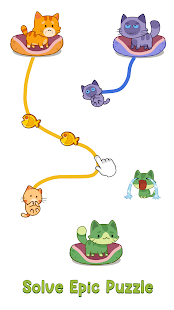 Cat Puzzle: Draw to Kitten Screenshot
