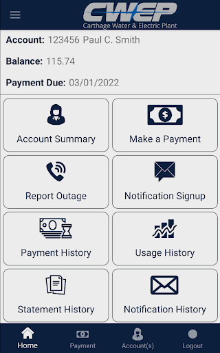 CWEP Screen 2