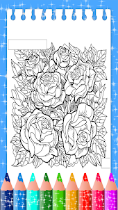 Flowers Coloring Book Pages