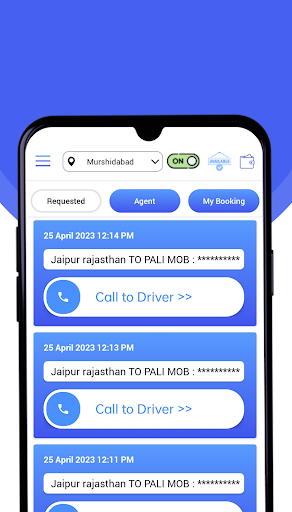 TaxiDriverDuty App Screen 3