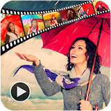 Rainy Video Maker With Music icon
