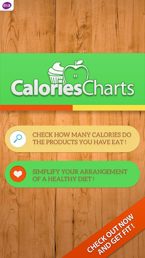 Android application Calorie Chart screenshort