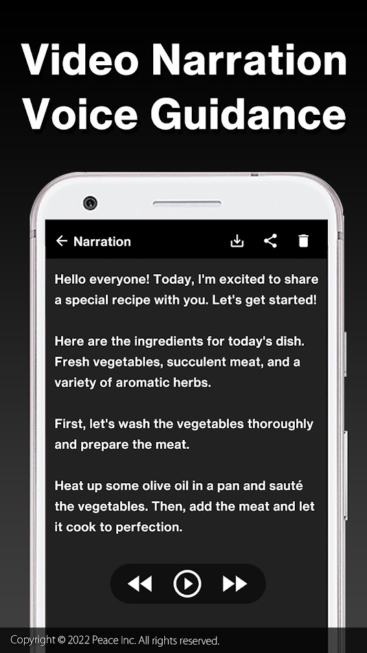 #7. Text to Speech (Android) Bởi: Peace