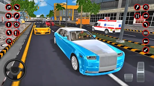 Real Car Driving School Game