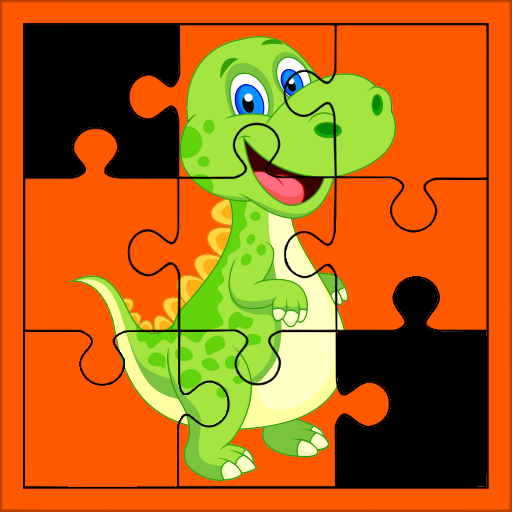 Dinosaur Puzzles & Jurassic Ji logo