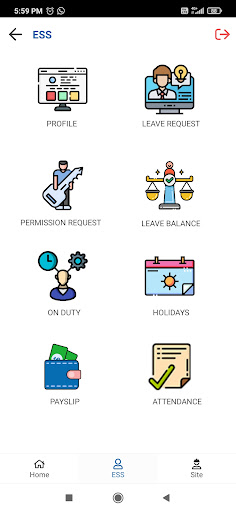 Tactive ESS Screen 3